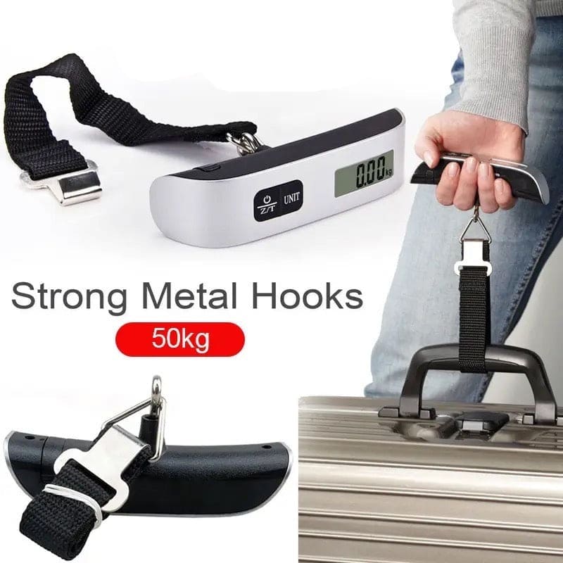 Electric Luggage Scale, Portable Digital Scale, Travel Weighs Baggage Bag Weight Balance Tool, Portable LCD Digital Hanging Scale, Portable Digital Travel Scales for Suitcases And Bags Electric Luggage Scale, Portable Digital Scale, Travel Weighs Baggage Bag Weight Balance Tool, Portable LCD Digital Hanging Scale, Portable Digital Travel Scales for Suitcases And Bags